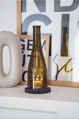 kleines edles Windlicht - witziges Geschenk, auch für ihn