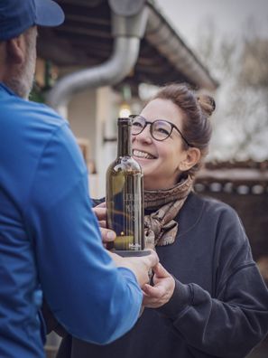 Lieblingsmensch - Windlicht nur für deinen und von dir ! Nachhaltige Geschenkidee m