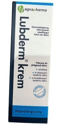 Lubderm Dermatologisches Hautcreme, Intensiv Feuchtigkeitsspendend, 100 ml