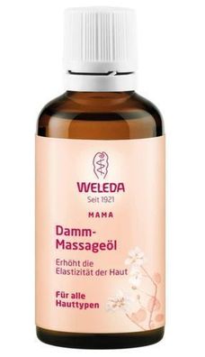 Weleda Schwangerschafts- und Dammmassageoel, 50 ml Pflegendes Massageoel fuer werde