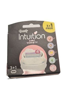 Wilkinson Sword Intuition Sommer Edition Damenrasierer Klingen, 4er Pack