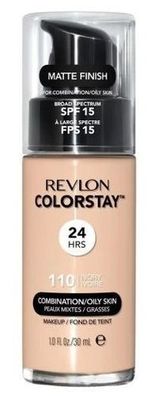 Revlon ColorStay Fluessigmake-up 110 Ivory, 30ml - Langanhaltende Perfektion fuer