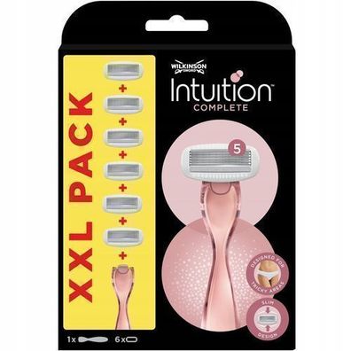 Wilkinson Intuition Rasiererset inklusive 6 Ersatzklingen - Effektive Komplettloe