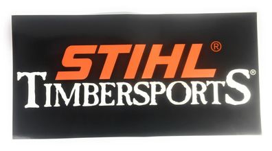 Stihl Aufkleber Timbersports 20 x 8,8 cm