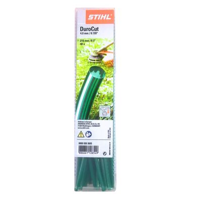 Stihl Fadenstücke, rund, Freischneider DuroCut 40-4 Mähkopf XXL Mähfaden Ø 4 mm