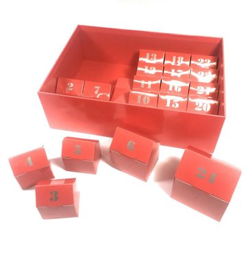 Adventskalender 24 Schachteln Selber Füllen Weihnachtskalender
