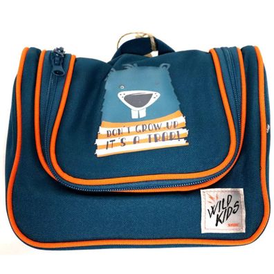 Stihl Kulturtasche Kulturbeutel, Waschtasche, Kosmetiktasche, Namensschild
