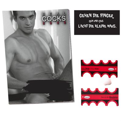 Kalender 2025 Real Cock Wandkalender, Erotikkalender inkl. Magnet Messlatte Aktbilder