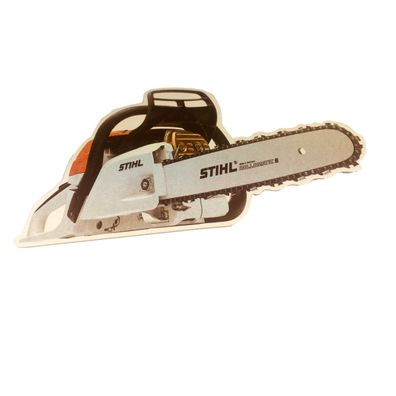 Stihl Bierdeckel Untersetzer Bierfilz Motiv Motorsäge 10 x 19,5 cm