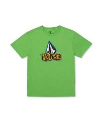 VOLCOM Kids T-Shirt Sticker Stamp electric green - Größe: S