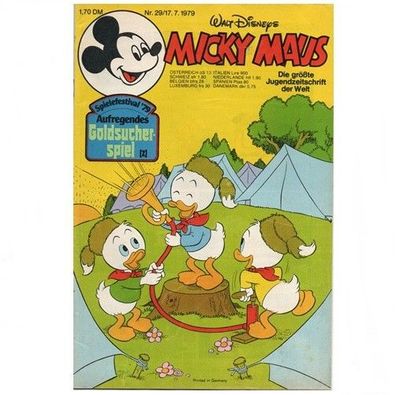 Micky Maus Comics Heft Nr. 29 von 1979 Walt Disney Sammlerheft