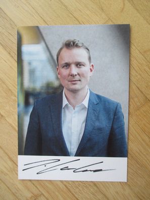 MdB Staatssekretär Die Grünen Dr. Jan-Niclas Gesenhues - handsigniertes Autogramm!!!