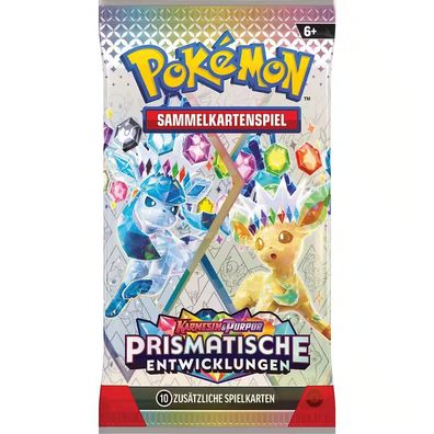 Sammelkarte Pokémon Karmesin Purpur Prismatische Entwicklungen 1X Booster Deutsch