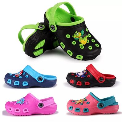 Kinder Gartenschuhe Jungen Männer Hausschuhe Pantoletten Badeschuhe Sandalen DE