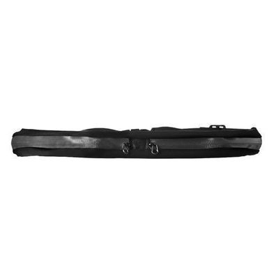 Doppelte Laufgurt-Bauchtasche mit Handyfach - Schwarz