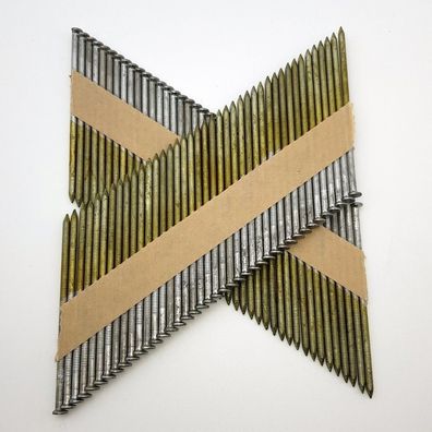 2000 Streifennägel 3,1 x 90 Ring feuerverzinkt 50 my, 34° (zB. für Paslode Milwaukee)