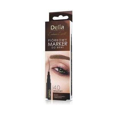 Delia Augenbrauen-Marker Triple Stylist 24H Stift Braun - 4 ml