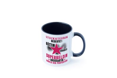 Bedeutung von Stuckateurin | Innenausbau Tasse - Geschenk