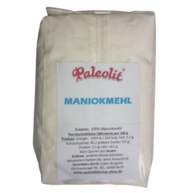 500 g Maniokmehl Tapioka Mehl Cassava fein gemahlen Glutenfrei