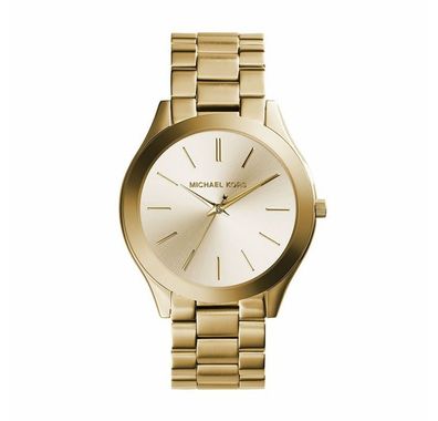 Michael Kors Slim Runway MK3179 Uhr - Minimalistische Eleganz in Gold