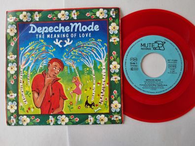 Depeche Mode - The Meaning Of Love 7'' Vinyl Germany RED VINYL
