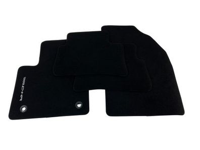 OEM Toyota C-HR Hybrid Fußmatten Velours original Stoff schwarz Logo Teppich H2