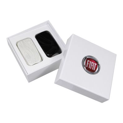 Schlüsselcover-Set Glänzend grau und matt weiß 50927705