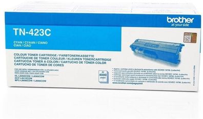 Brother TN-423C Original Toner CyanTonerkartusche TN423C OVP 4000 S. 423C