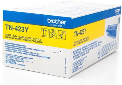Brother TN-423Y Original Toner Gelb Tonerkartusche TN423 Y OVP 4000 Seiten 423Y