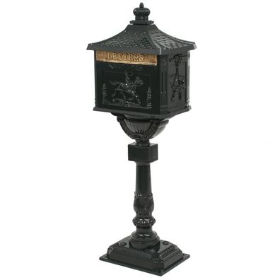 Sockel-Briefkasten | Vintage Style | Postkasten | Briefschlitz | Briefbox | Alu