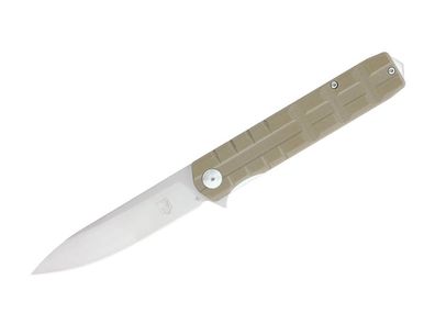 CobraTec Kuzio G10 Tan Drop Not Serrated