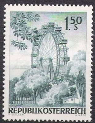 Österreich Nr.1204 * * 200 Jahre Wiener Prater 1966, postfrisch