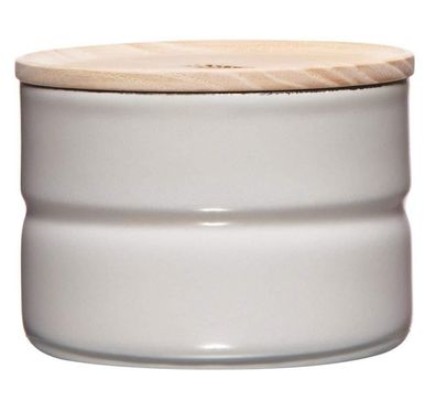 Riess Boîte à provisions Light Grey avec couvercle en bois Ø8 230ml