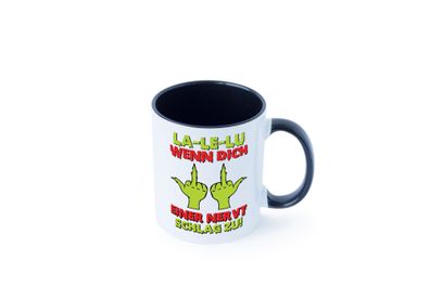 La Le Lu | Weihnachten | Weihnachtsmuffel | Lichter vl3 Tasse - Geschenk