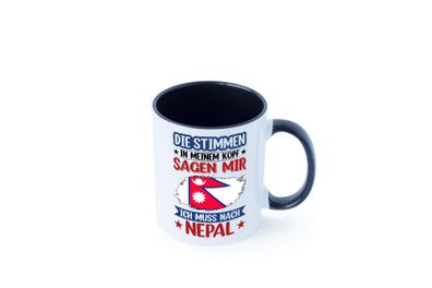 Nepal | Urlaub | Stimmen in meinem Kopf | Traumland Tasse - Geschenk