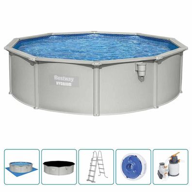 Bestway Hydrium | Swimmingpool Set | Gartenpool | inkl. Zubehör | 17.430 Liter