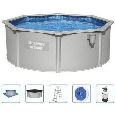 Bestway Hydrium | Aufstellpool Rund | Swimmingpool | Gartenpool | 10.990 Liter