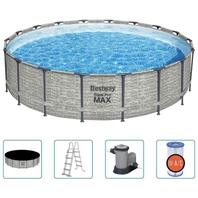 Bestway Power Steel | Swimmingpool | Gartenpool | Familienpool inkl. Zubehör