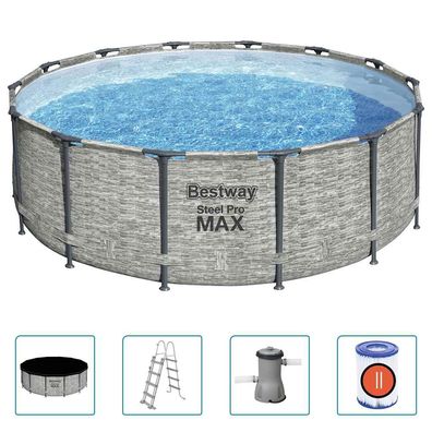 Bestway | Power Steel | Gartenpool | Familenpool | Swimmingpool | 15.232 Liter