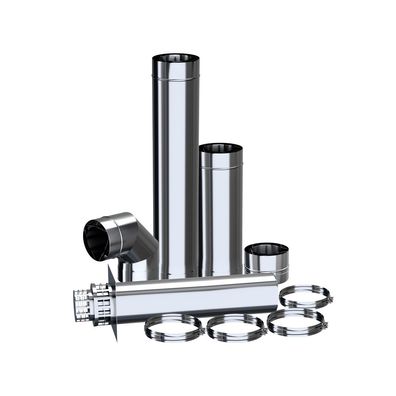 ADAM GAS Konzentrischer Schornstein fi 100/150 - durch die Wand