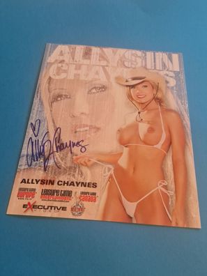 Alyson Chaynes , Autogramm 20x25cm (G628)