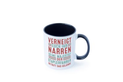 Verneigt euch: Staplerfahrer | Gabelstapler Fahrer Tasse - Geschenk