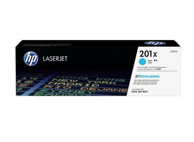 HP 201X Original Toner - Cyan | Color LaserJet Pro M252n MFP M274n CF400X Neu