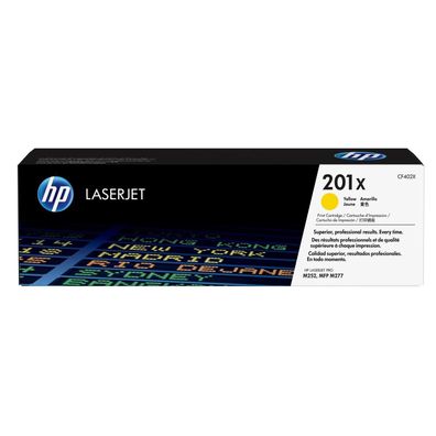 HP 201X Original Toner - Gelb | Color LaserJet Pro M252n MFP M274n CF400X Neu