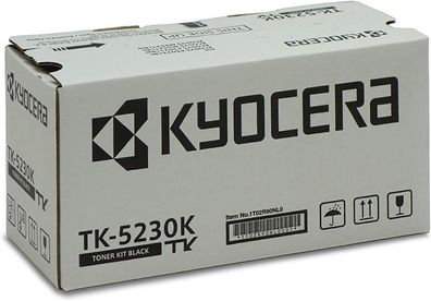 Kyocera TK-5230K Original Toner Schwarz | OVP Tonerpatrone 2600 Seiten ECOSYS