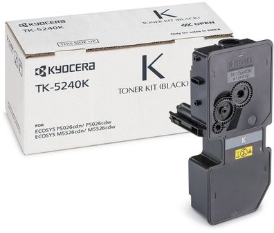 Kyocera TK-5240K Original Toner Schwarz | Neu OVP Tonerpatrone 4000 Seiten 5240
