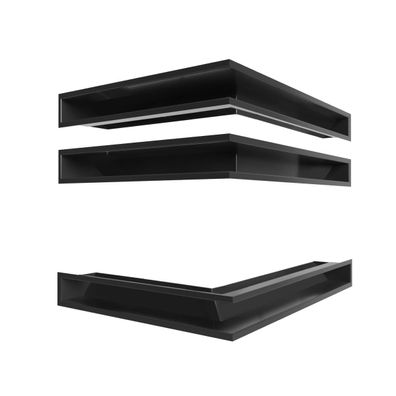 Eck-LÜFTUNGSGITTER LUFT KIT 3x für Eck-Kamin links