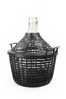 Glasballon mit Schutzkorb | 10 Liter