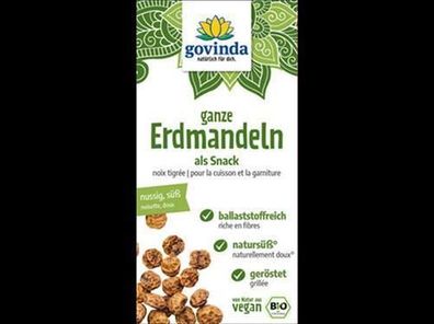 Govinda 6x Erdmandeln naturell ganz 250g
