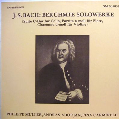 Sastruphon SM 007051 - Berühmte Solowerke (Suite C-Dur für Cello, Partita a-mo